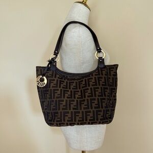 Authentic Fendi Chef Tote Zucca Print